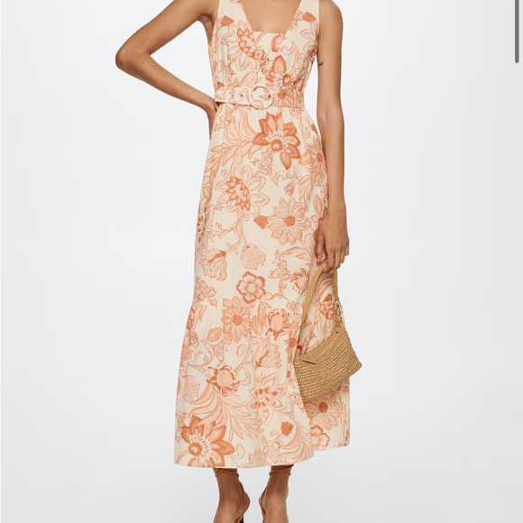 Mango Printed Summer Dress - Picture 2 of 8